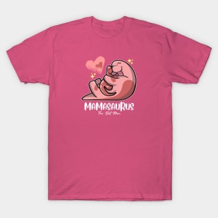 Mamasaurus - Long Neck Dinosaur T-Shirt